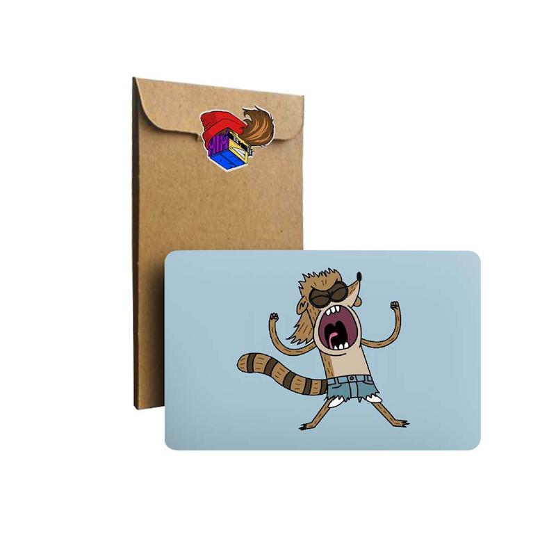 استیکر کارت Rigby