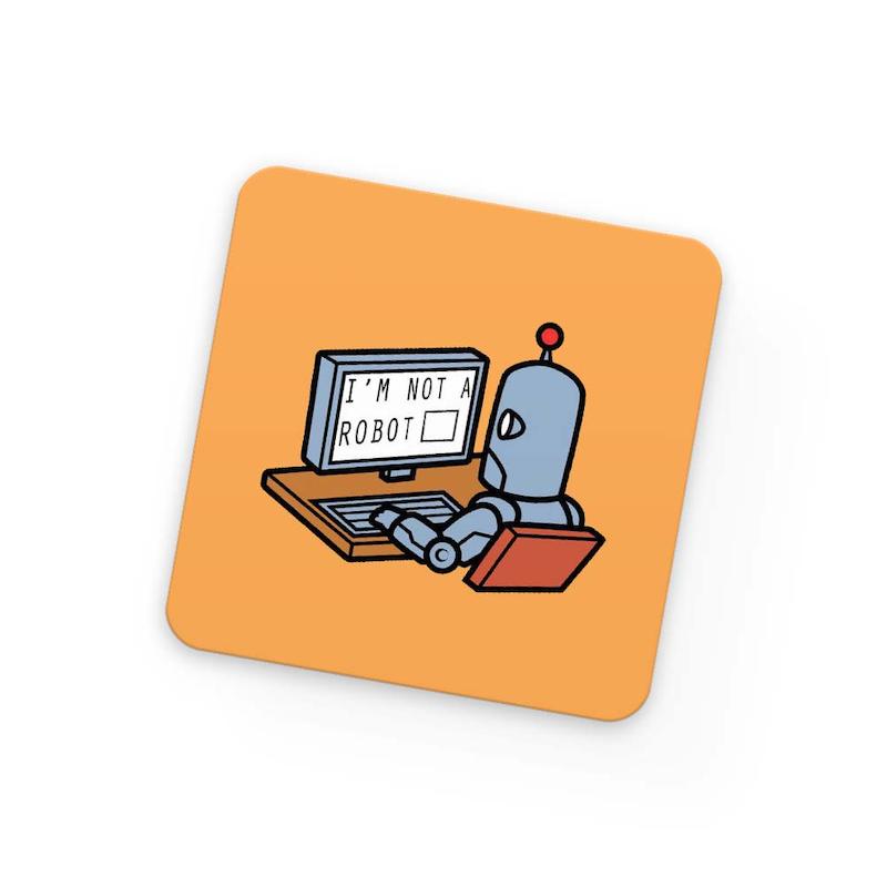 زیر لیوانی Robot