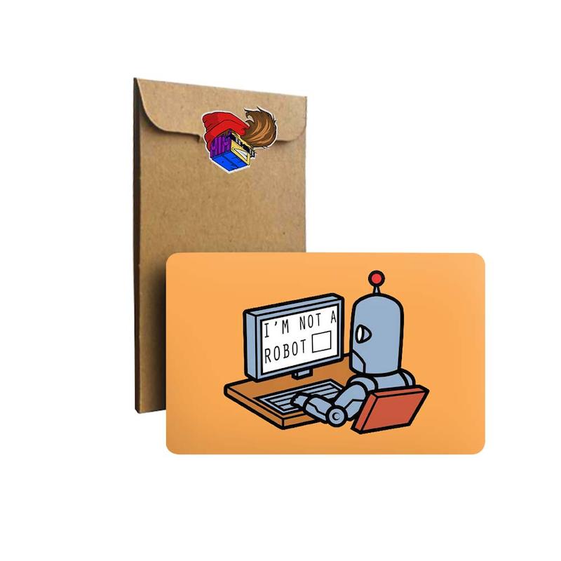 استیکر کارت Robot