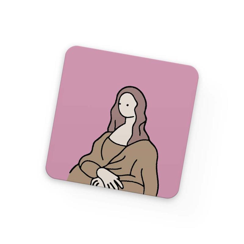 زیر لیوانی mona lisa