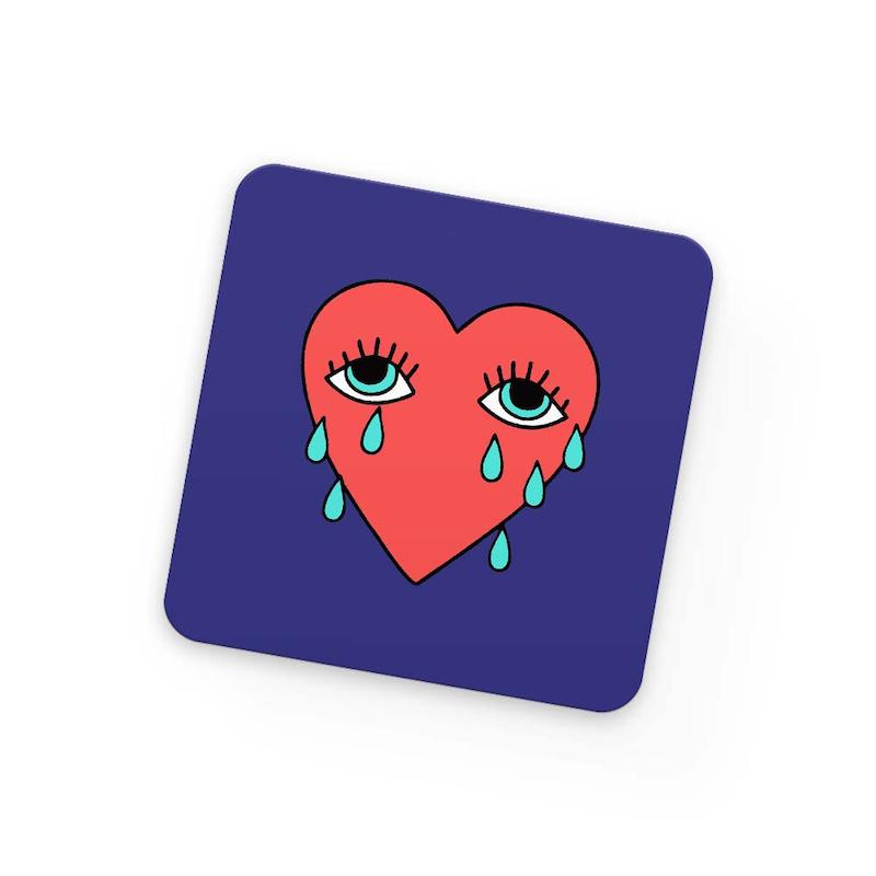 زیر لیوانی Crying Heart