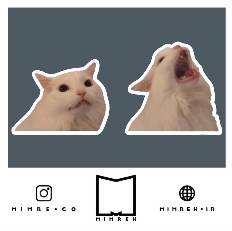استیکر Cat Meme