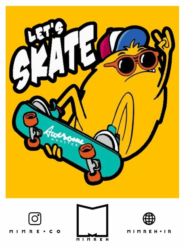استیکر skate