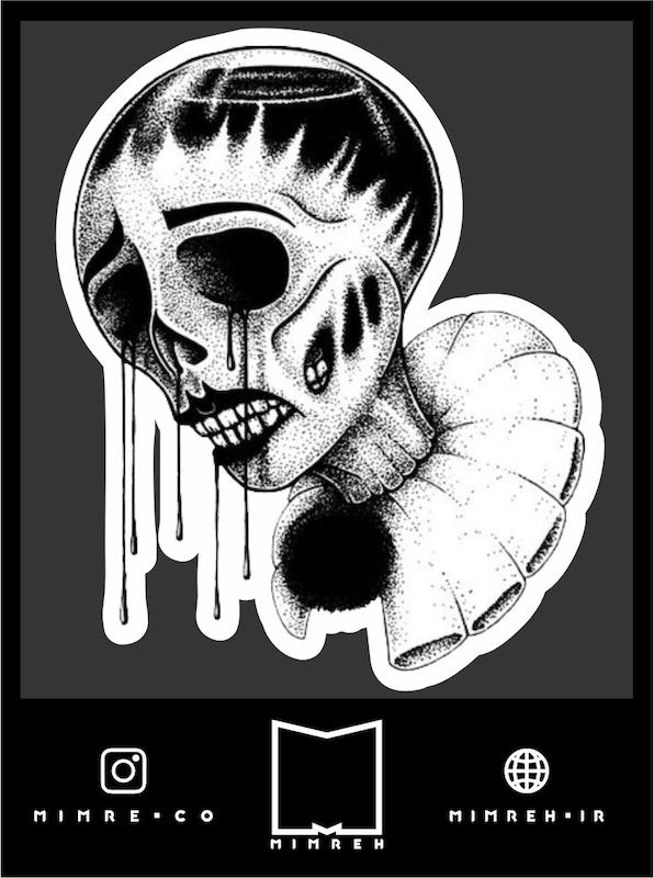 استیکر Dark