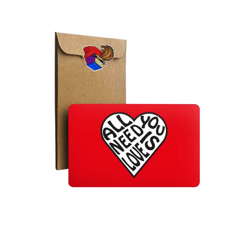 استیکر کارت Valentine