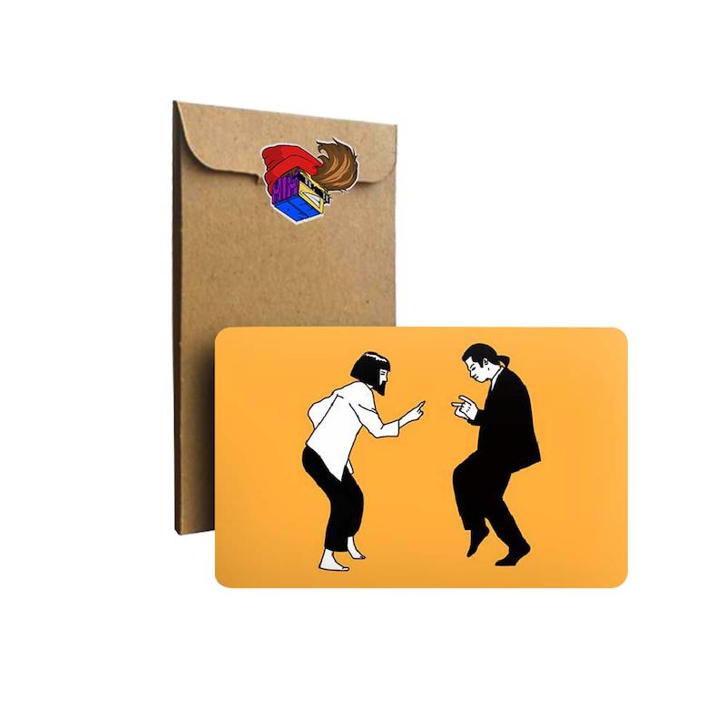 استیکر کارت Pulp Fiction