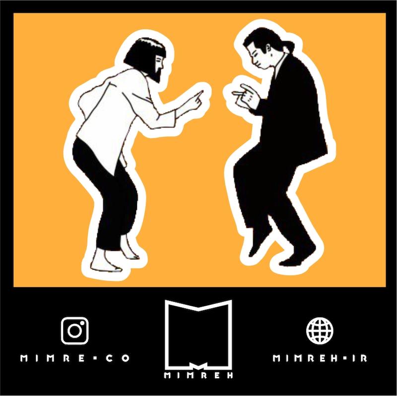 استیکر Pulp Fiction