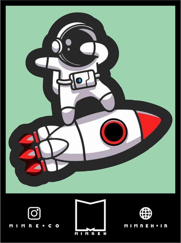 استیکر Space