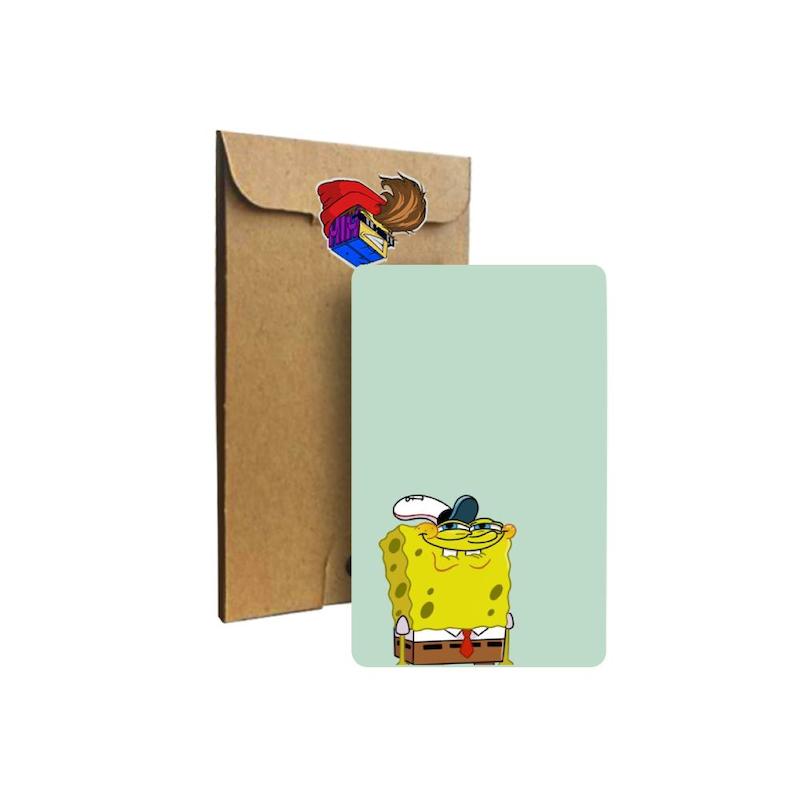 استیکر کارت sponge bob
