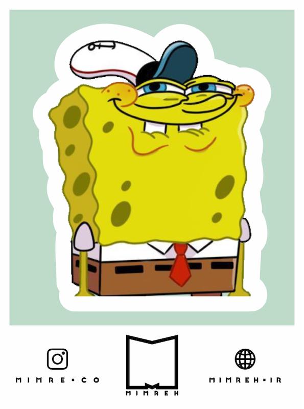 استیکر sponge bob