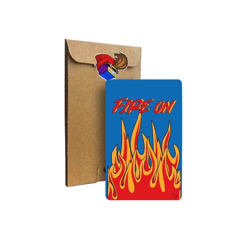 استیکر کارت Fire On
