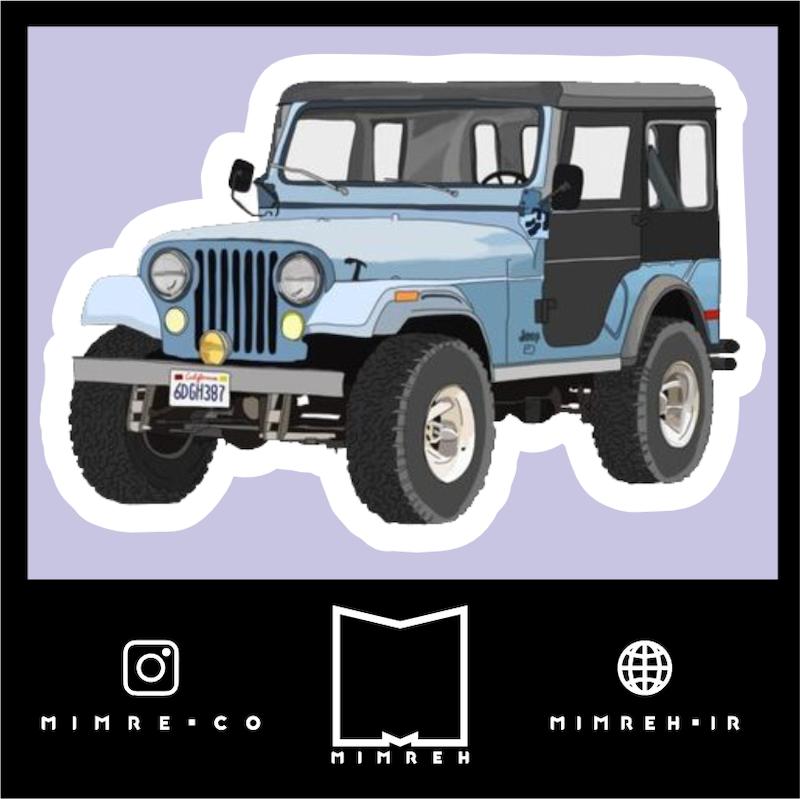 استیکر Jeep