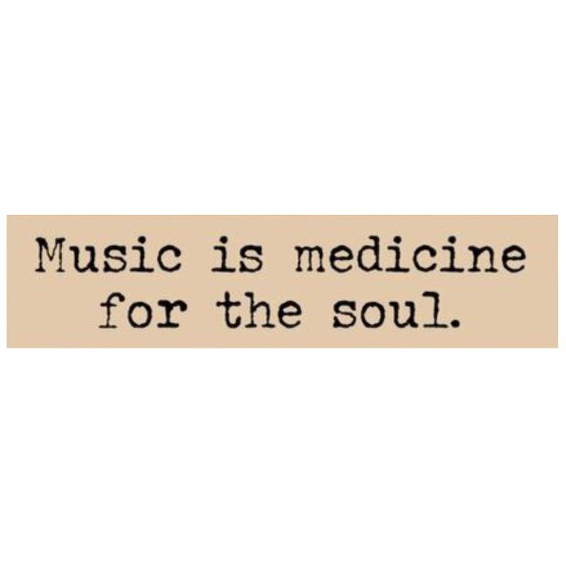 استیکر Music is medicine