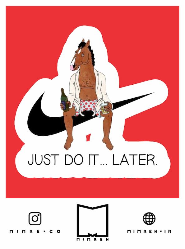 استیکر   Bojack horseman
