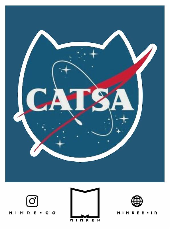 استیکر   Nasa Cat