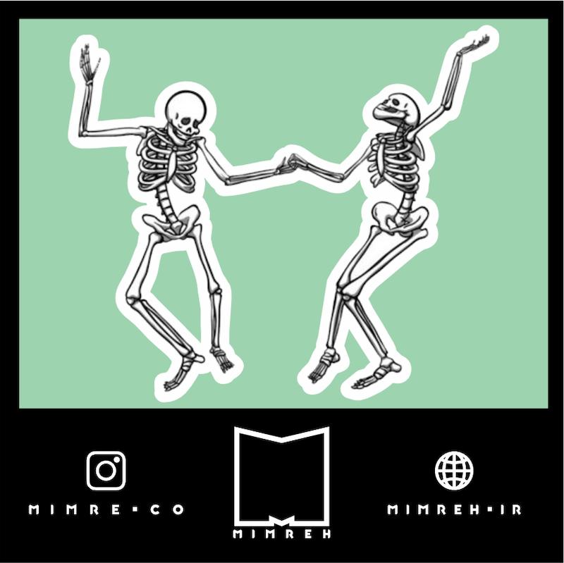 استیکر   skeleton