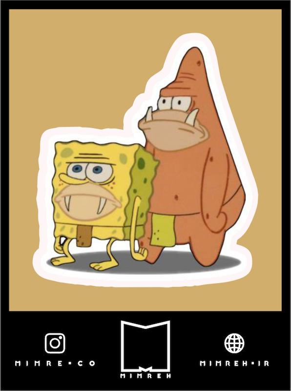 استیکر Sponge Bob