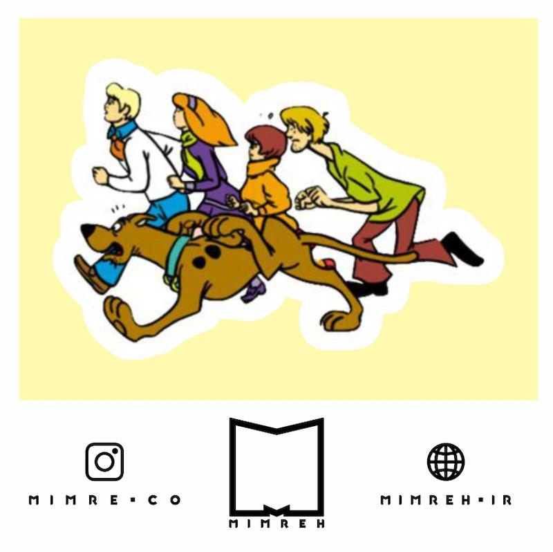 استیکر   scooby-doo