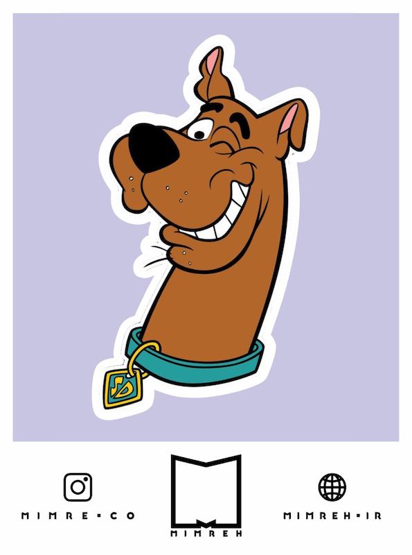 استیکر Scooby-doo
