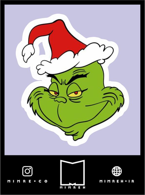 استیکر   The Grinch
