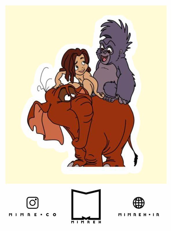 استیکر   Tarzan