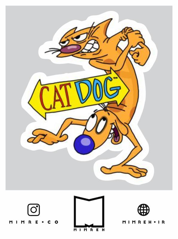 استیکر Cat Dog