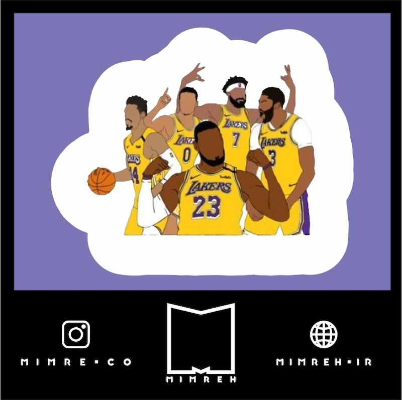 استیکر Lakers