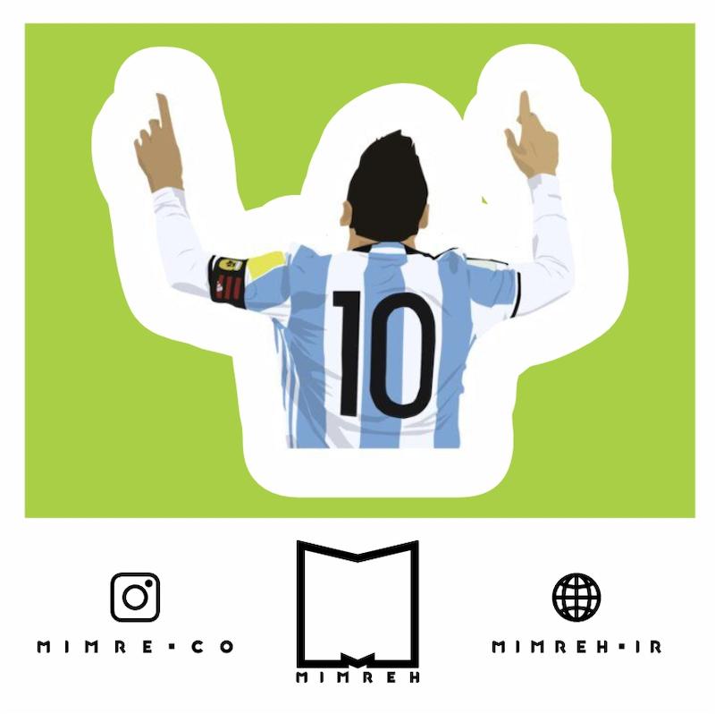 استیکر Messi