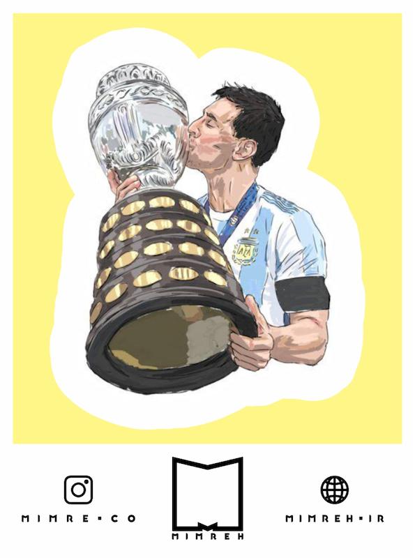 استیکر Messi
