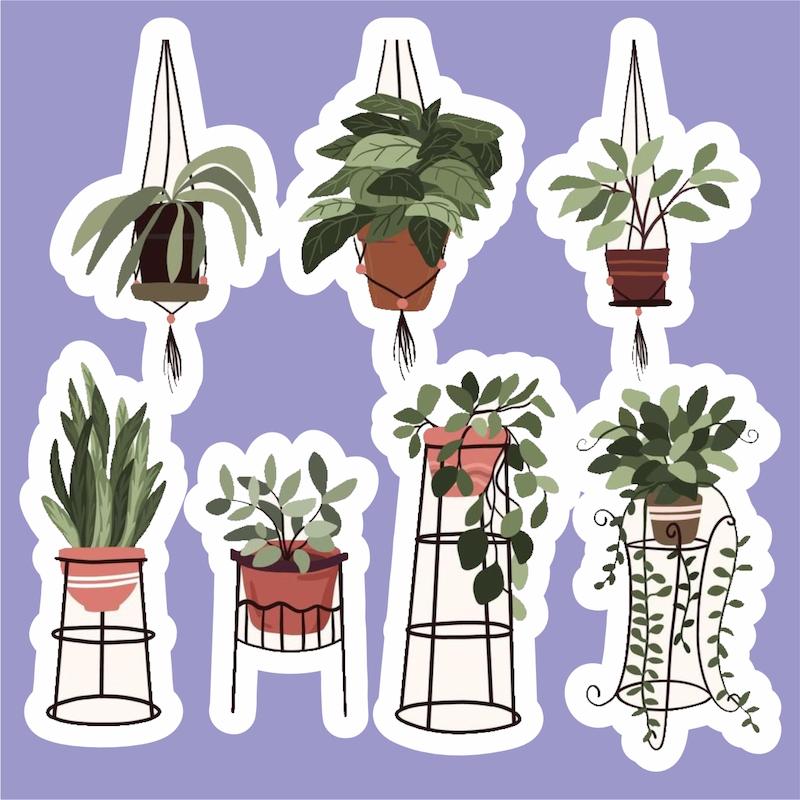 پک استیکر Plant