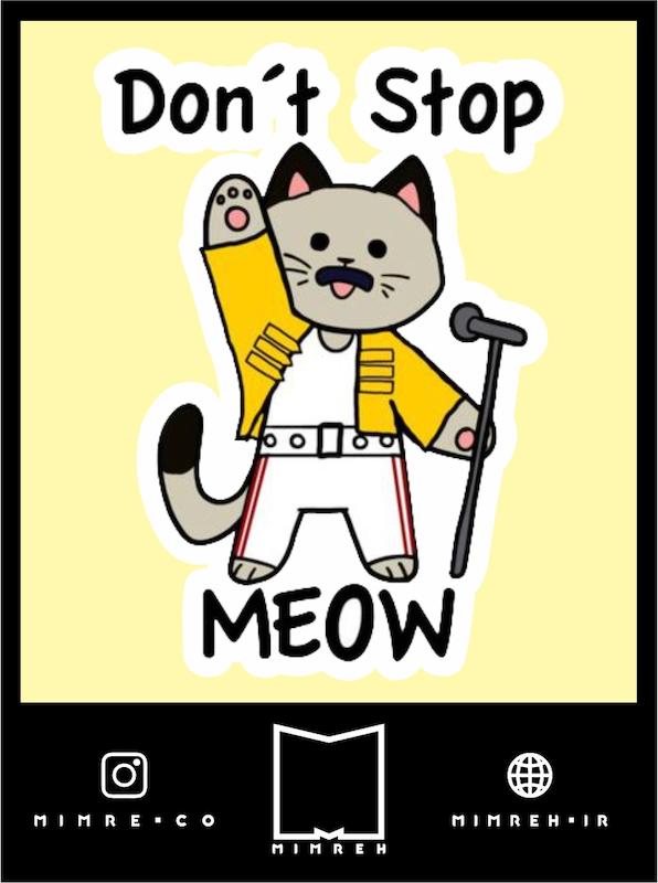 استیکر Queen - Cat