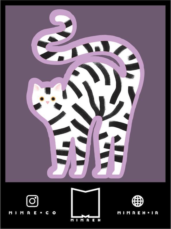 استیکر Cat