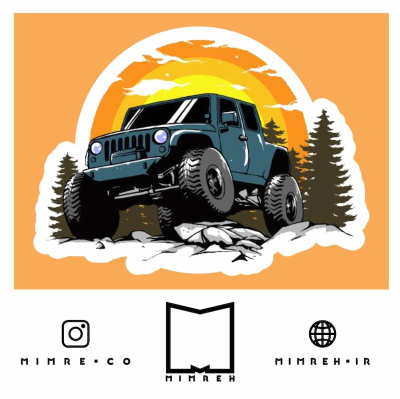 استیکر Jeep