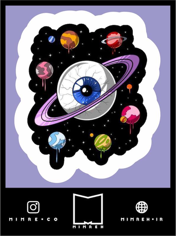 استیکر Eye