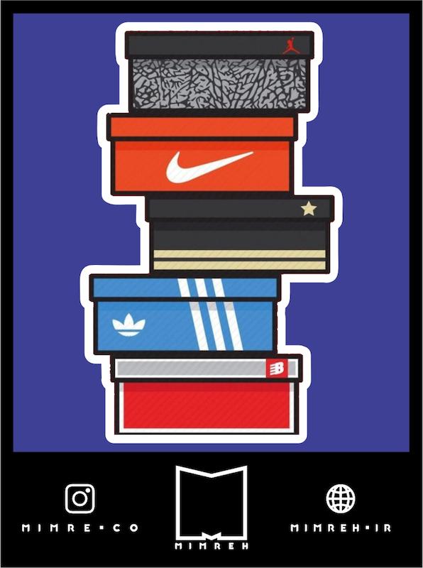 استیکر   Shoes&amp;Clothes