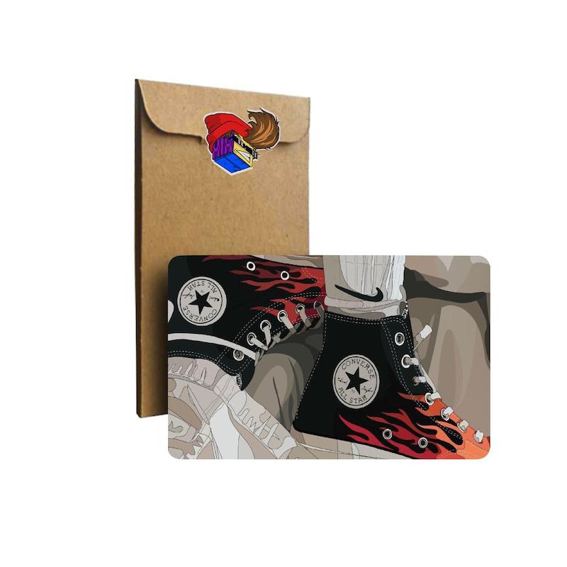 استیکر کارت Converse