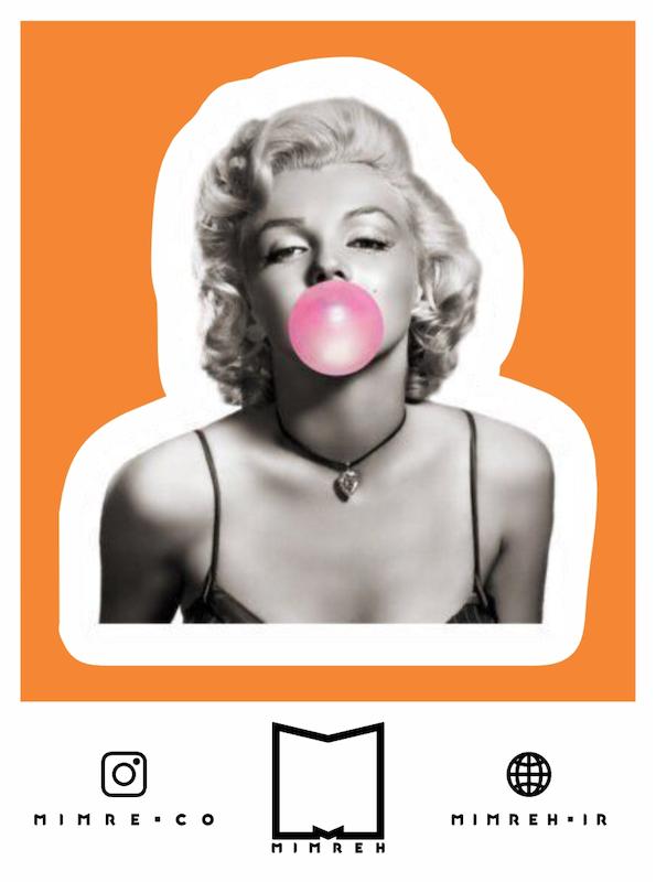 استیکر Marilyn Monroe