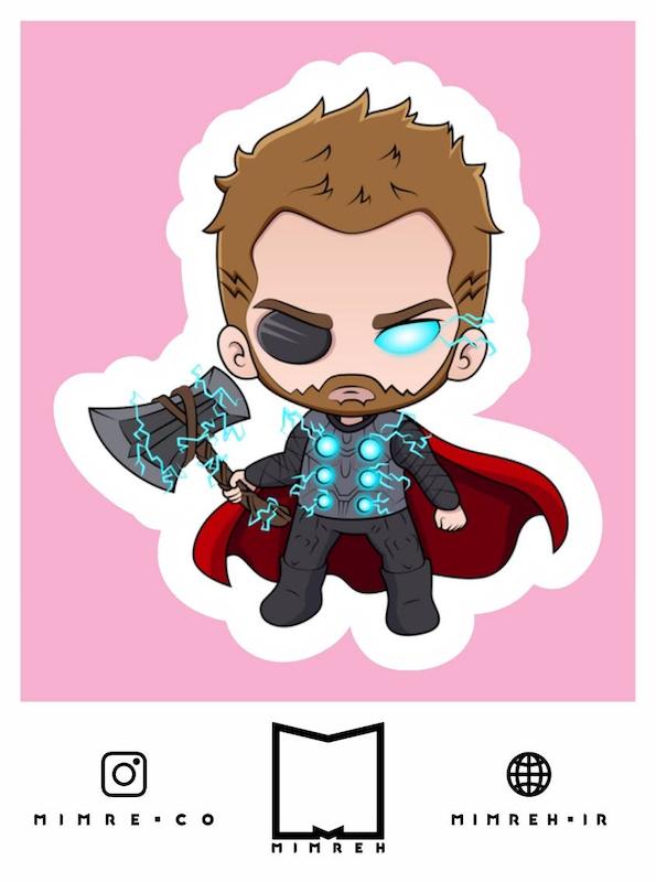 استیکر Avengers