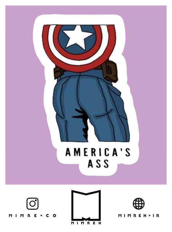 استیکر Capitan america