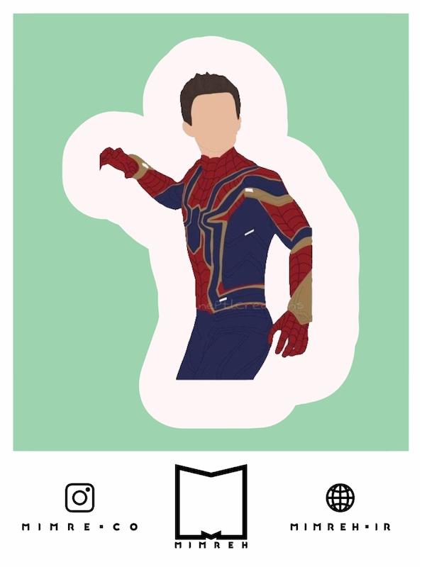 استیکر Spiderman