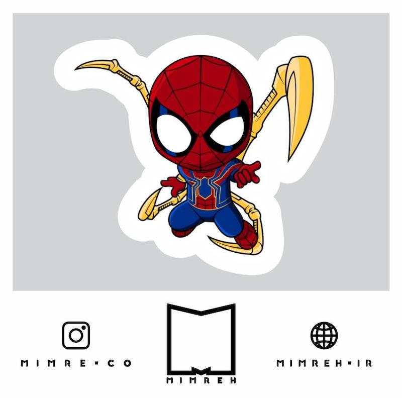 استیکر Spiderman
