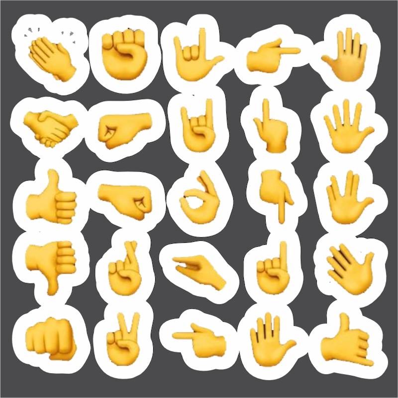 پک استیکر ایموجی Hands