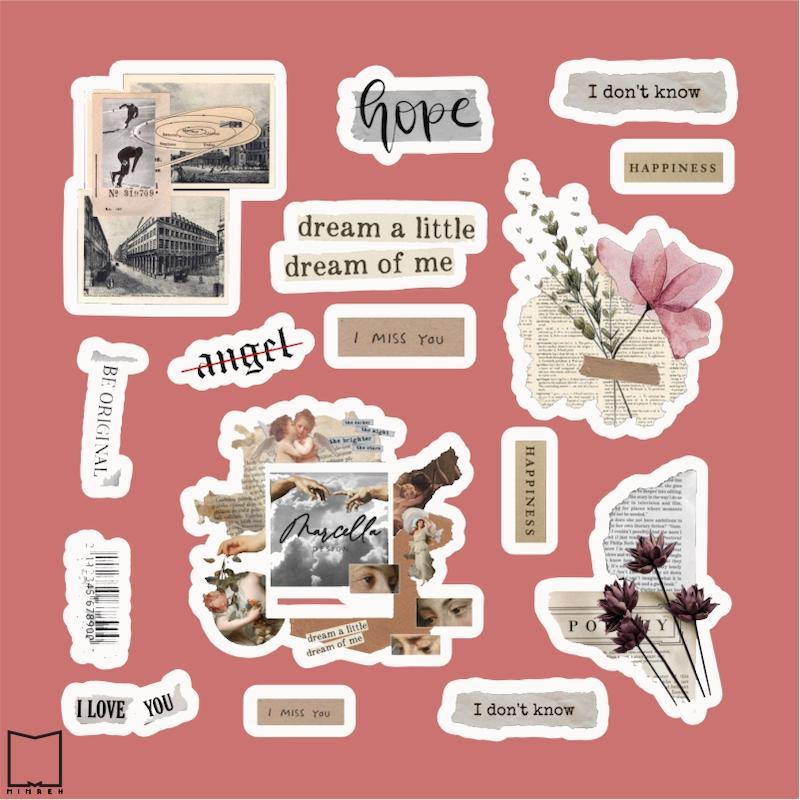 پک استیکر vintage