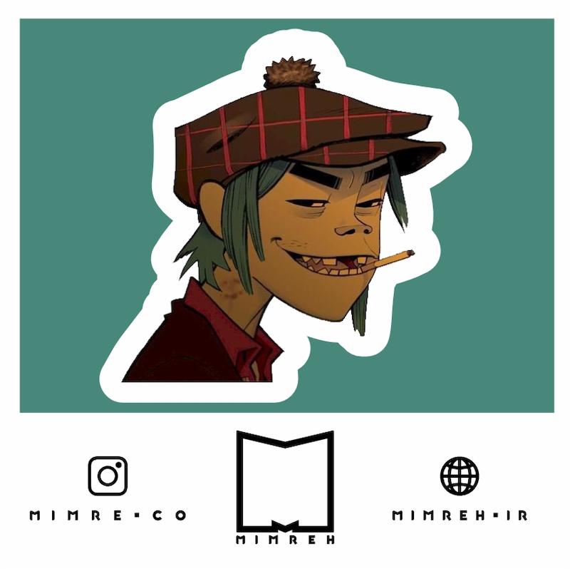 استیکر بند Gorillaz