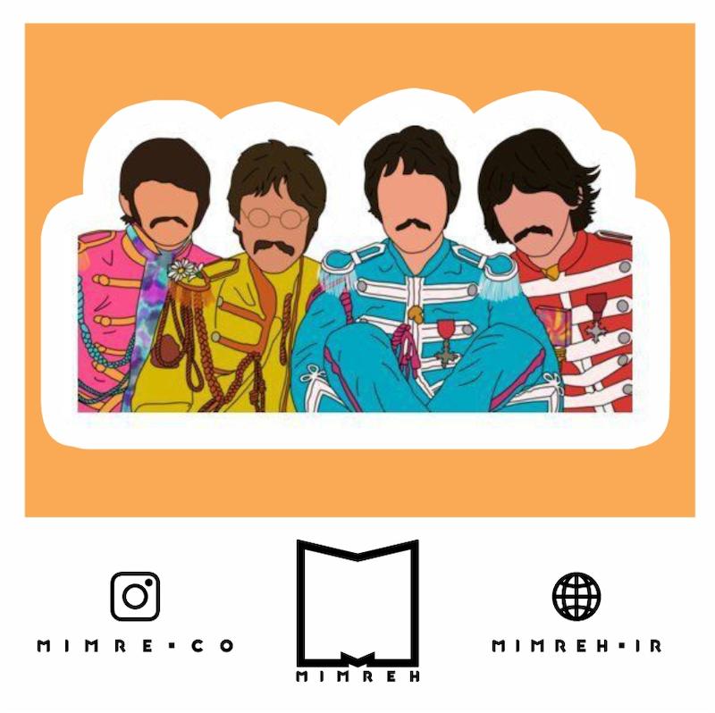 استیکر بند The Beatles