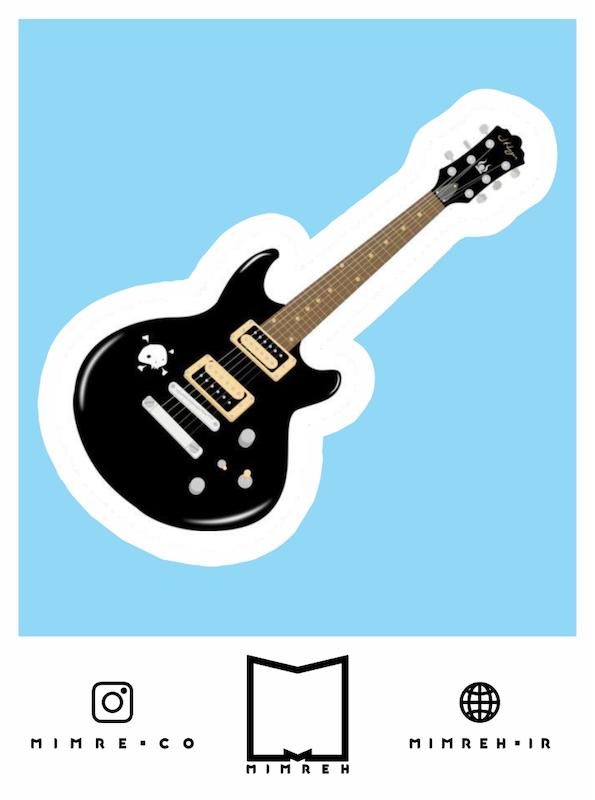 استیکر Guitar