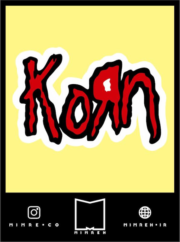 استیکر بند korn
