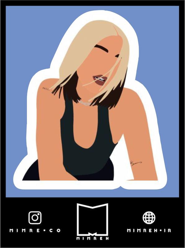 استیکر Dua Lipa