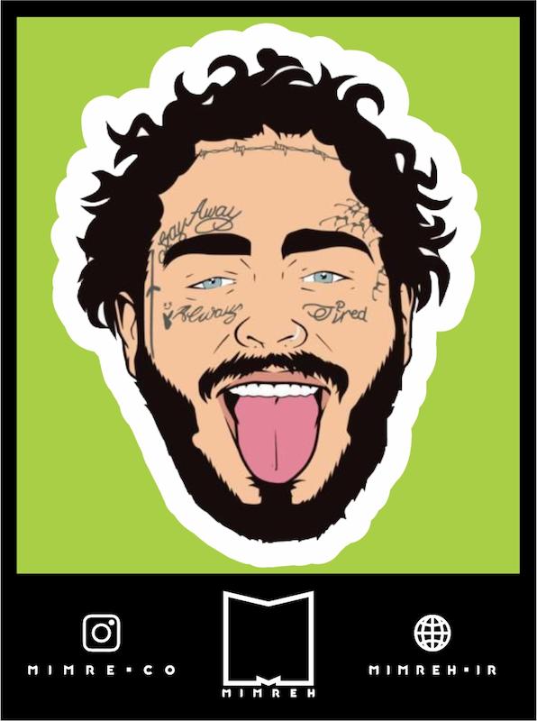 استیکر Post Malone