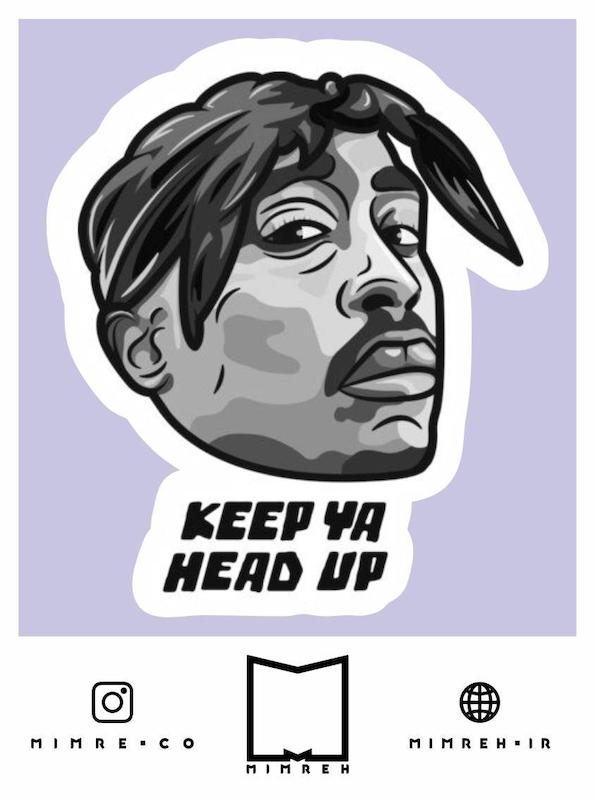 استیکر Tupac